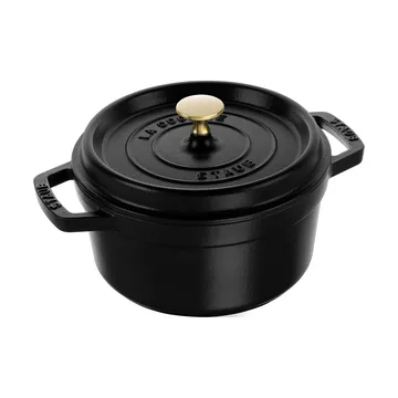 Cocotte ronde La Cocotte Staub fonte 2,2 L - Noir - STAUB