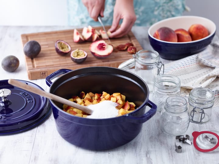 Cocotte ronde La Cocotte Staub fonte 2,6 L, Bleu foncé STAUB