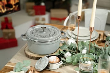 Cocotte ronde La Cocotte Staub fonte 2,6 L - Gris graphite - STAUB