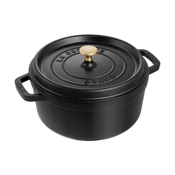 Cocotte ronde La Cocotte Staub fonte 2,6 L - Noir - STAUB
