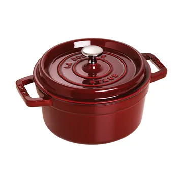Cocotte ronde La Cocotte Staub fonte 2,6 L - Rouge grenadine - STAUB
