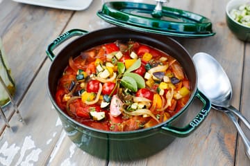 Cocotte ronde La Cocotte Staub fonte 5,2 L - Basilic vert - STAUB