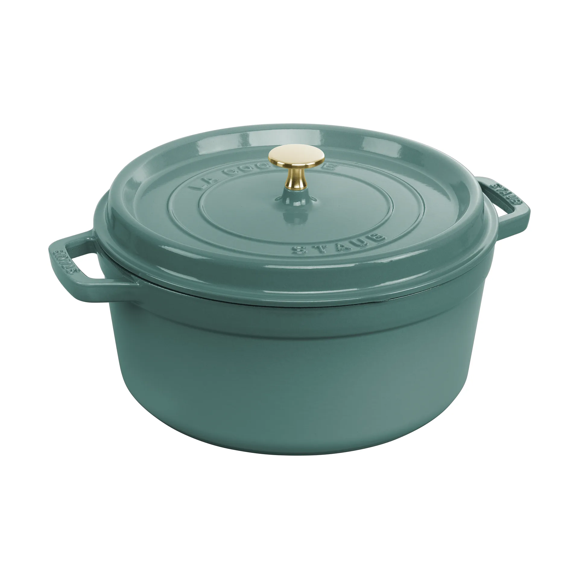 Cocotte ronde La Cocotte Staub fonte 5,2 L, Bois d'eucalyptus STAUB