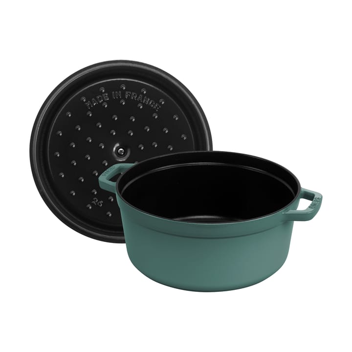 Cocotte ronde La Cocotte Staub fonte 5,2 L, Bois d'eucalyptus STAUB