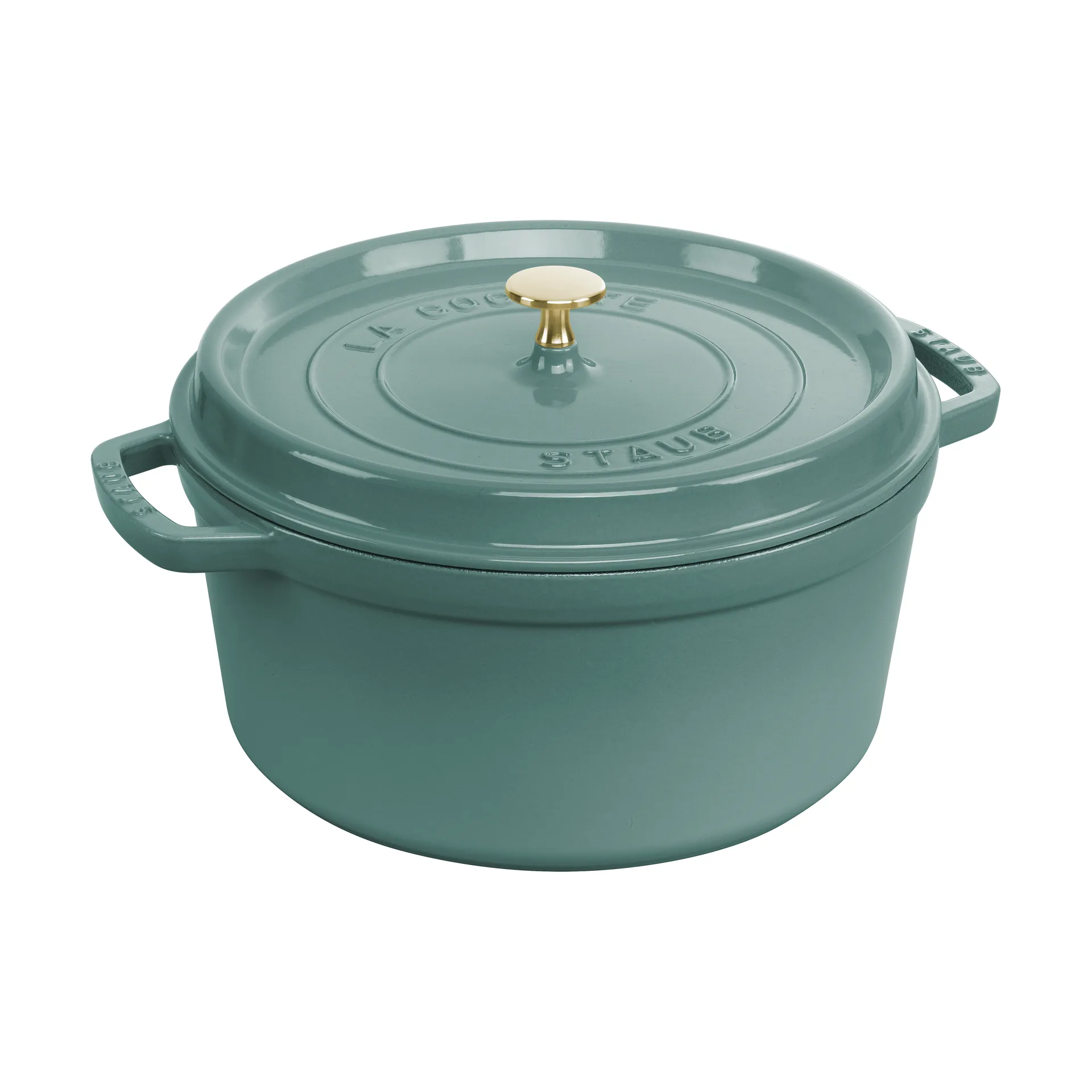 Cocotte ronde La Cocotte Staub fonte 6,7 L, Bois d'eucalyptus STAUB