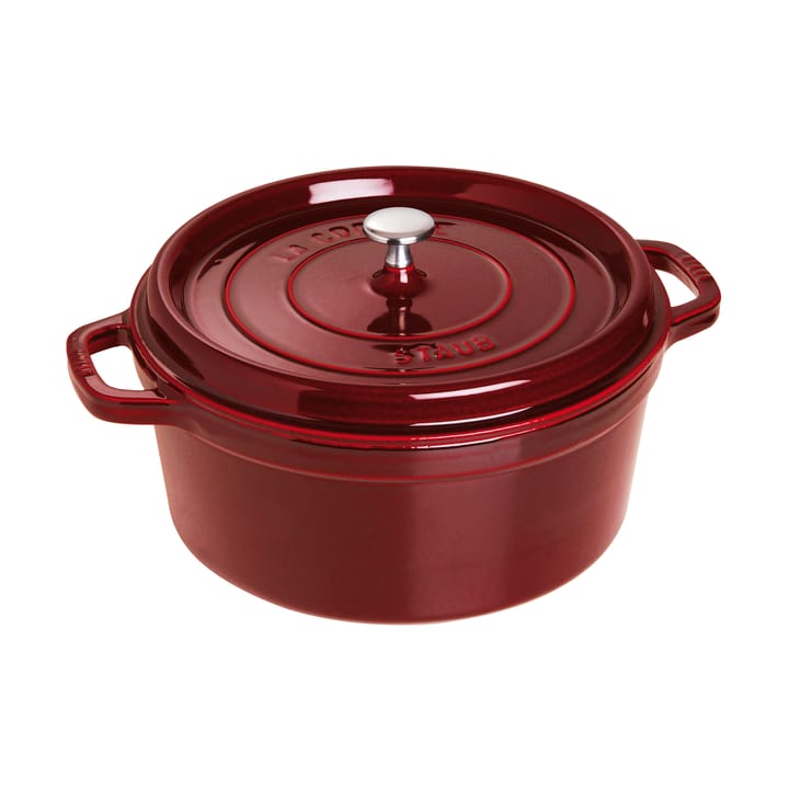 Cocotte ronde La Cocotte Staub fonte 6,7 L - Rouge grenadine - STAUB