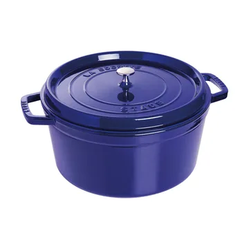 Cocotte ronde La Cocotte Staub fonte 8,4 L - Bleu foncé - STAUB