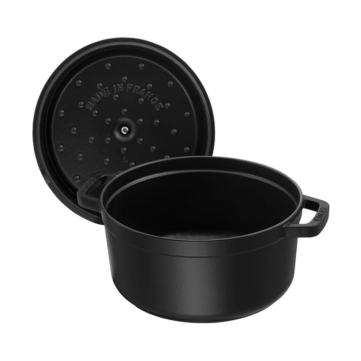 Cocotte ronde La Cocotte Staub fonte 8,4 L, Noir STAUB