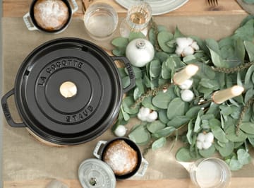 Cocotte ronde La Cocotte Staub fonte 8,4 L - Noir - STAUB