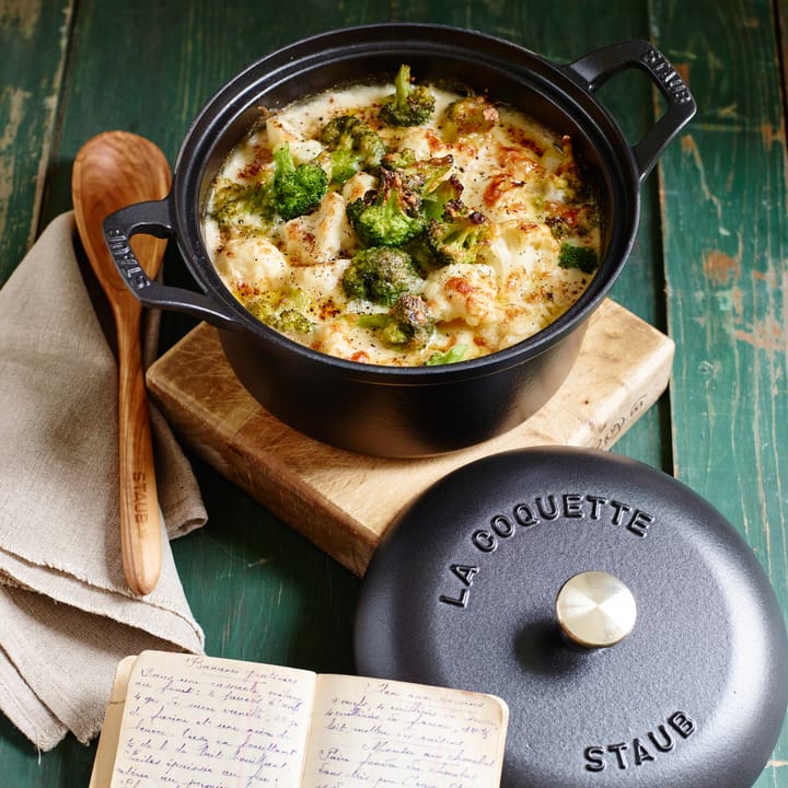 Cocotte ronde Vintage La Coquette 2,45 L, Noir STAUB