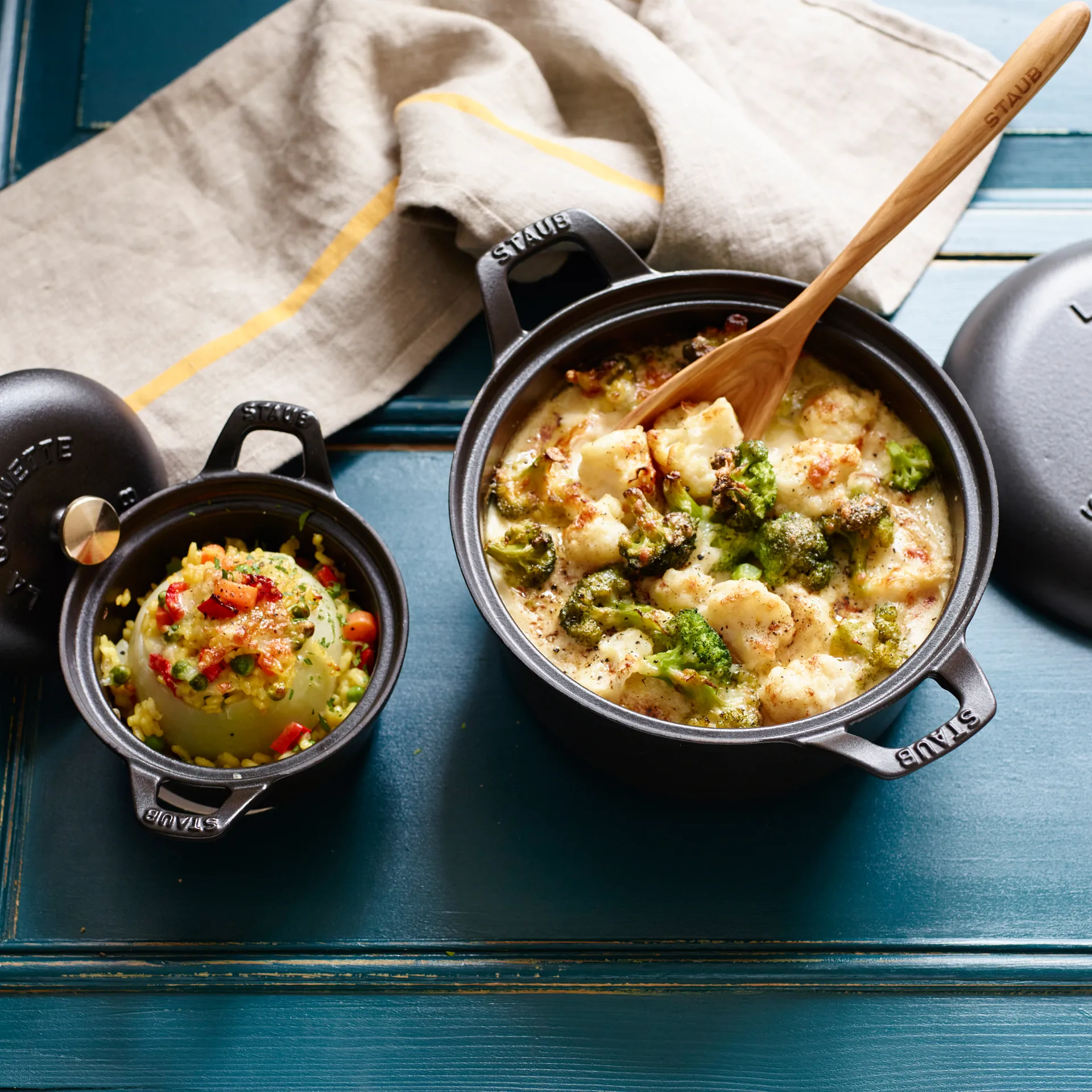 Cocotte ronde Vintage La Coquette 2,45 L, Noir STAUB