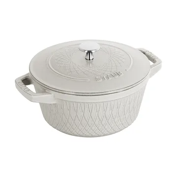 Cocotte Twister La Cocotte Staub 4 L - White truffle - STAUB