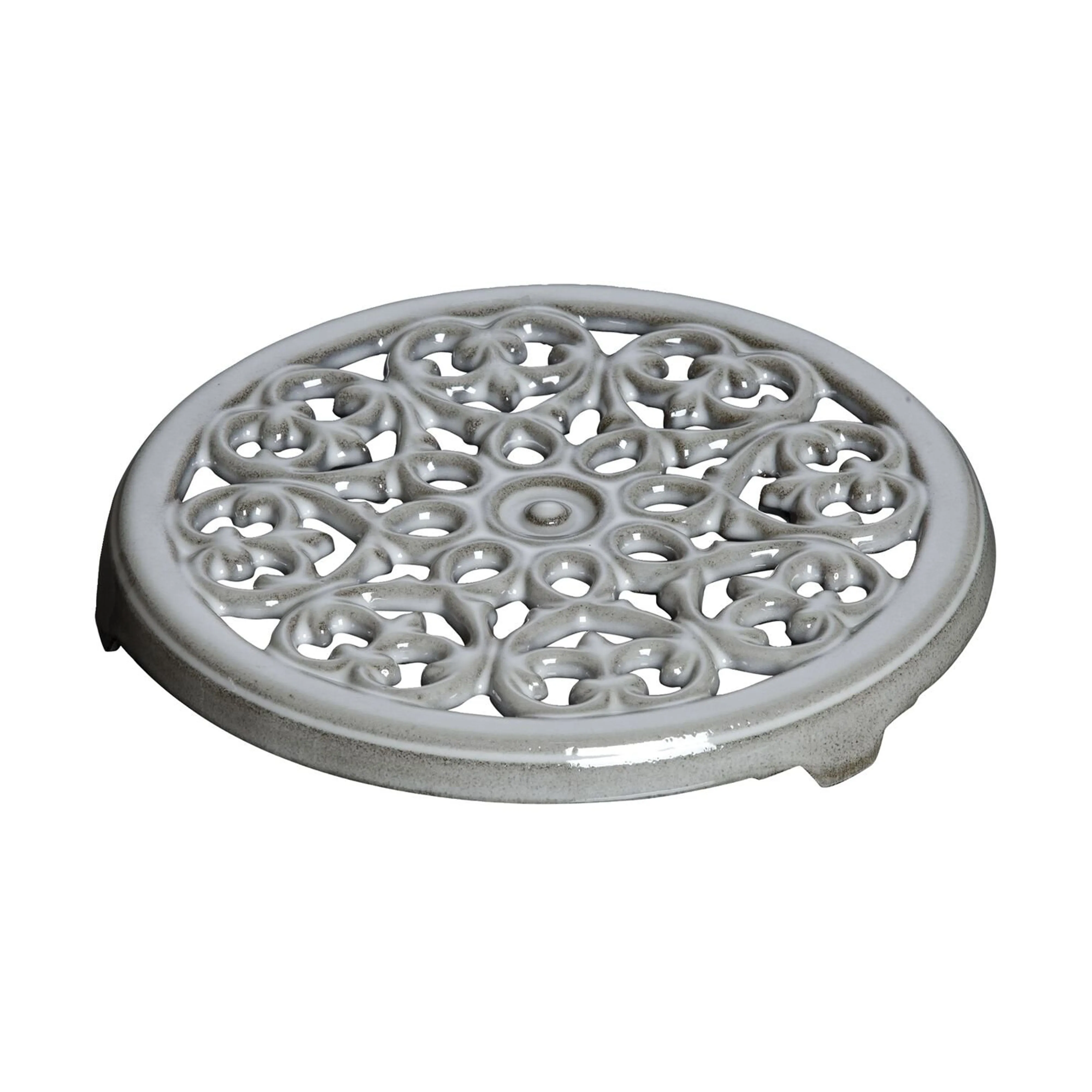 Dessous De Plat En Bambou Naturel Et Noir Aubry Gaspard | Leroy Merlin