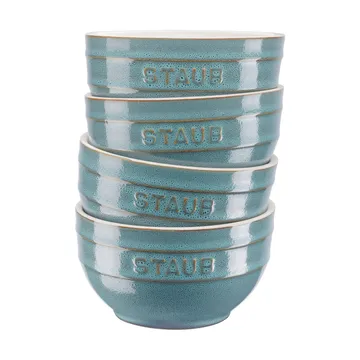 Ensemble de bols Staub Ø14 cm Lot de 4 - Turquoise antique - STAUB