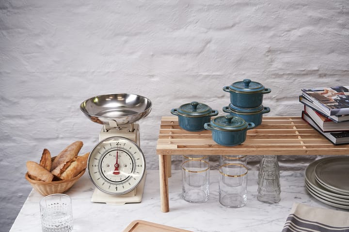 Ensemble de mini cocottes Staub Ø10 cm Lot de 4, Turquoise antique STAUB