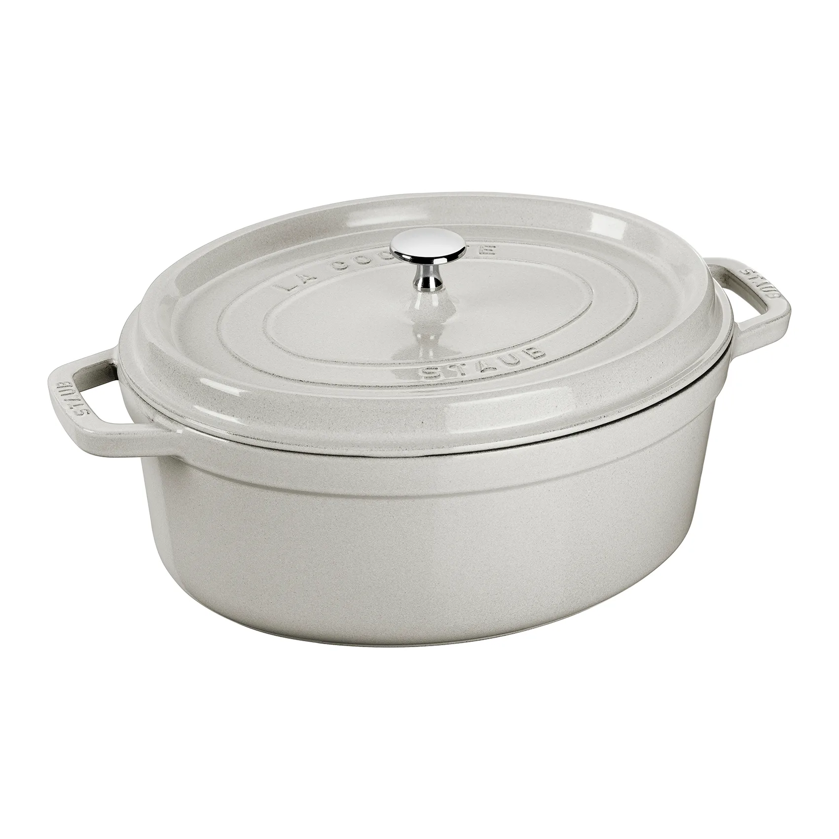 Fait-tout Staub White Truffle oval, 4,2 l STAUB