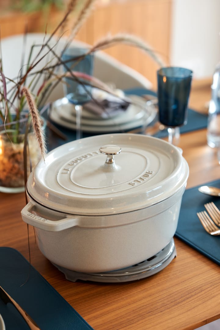 Fait-tout Staub White Truffle oval, 5,5 l STAUB