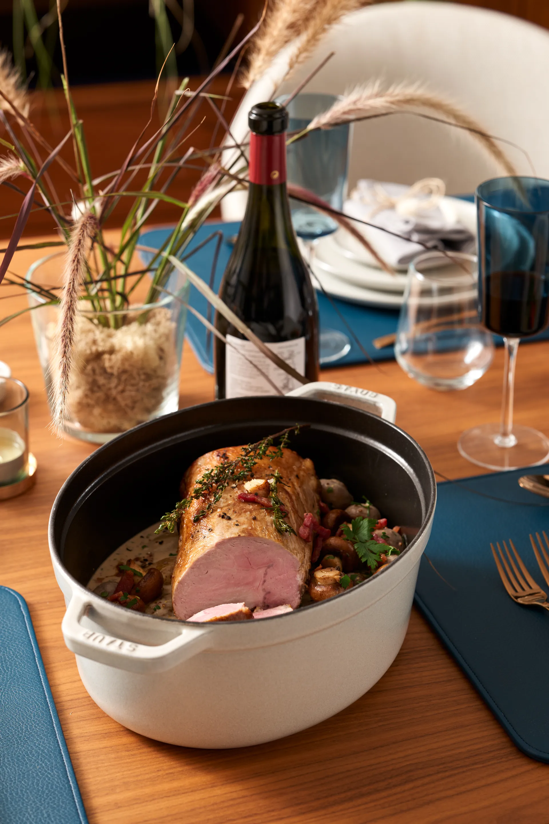 Fait-tout Staub White Truffle oval, 8 l STAUB