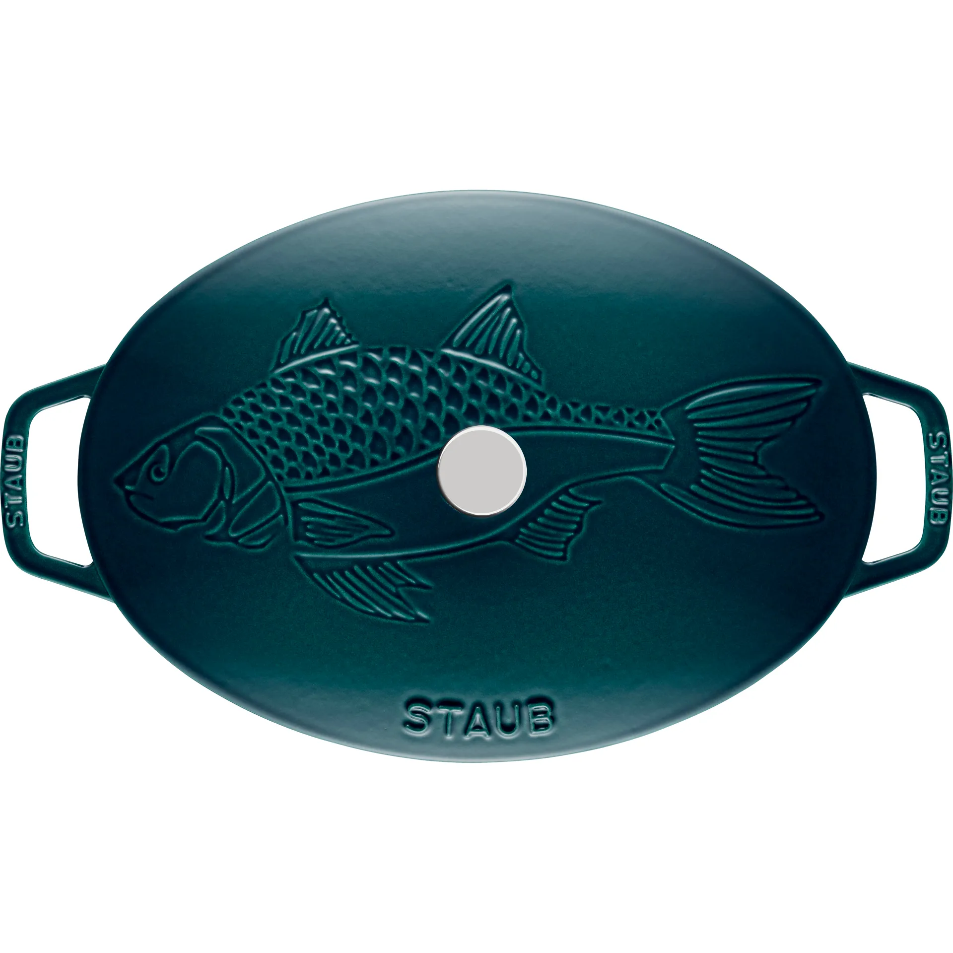 Faitout ovale La Mer, trois couches d'émail, 32 cm STAUB