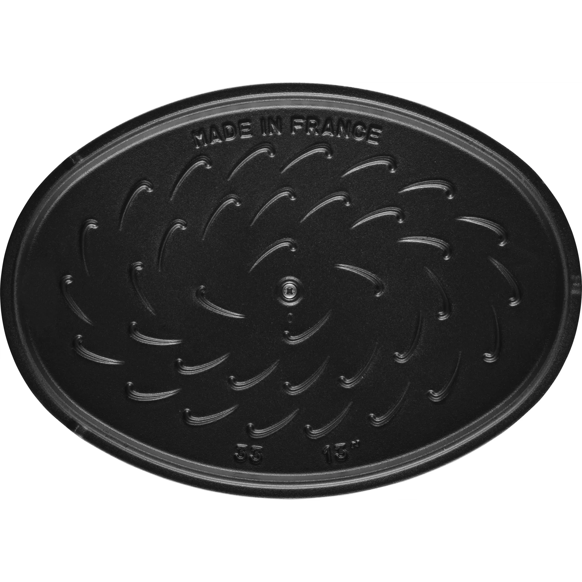 Faitout ovale La Mer, trois couches d'émail, 32 cm STAUB