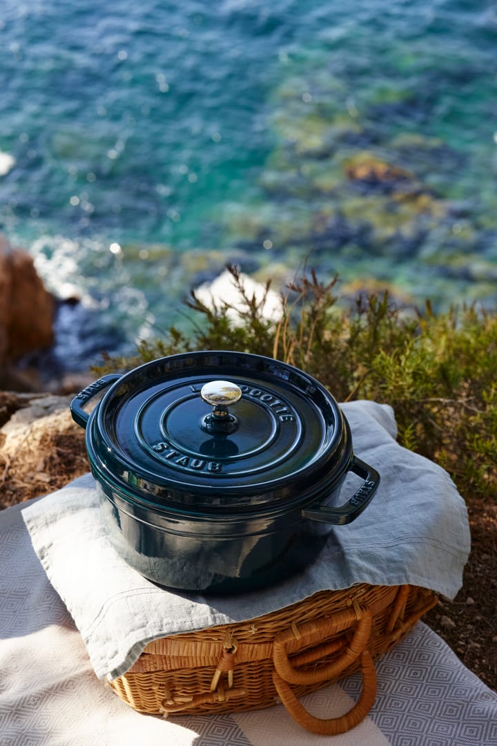 Faitout rond La Mer, trois couches d'émail, 3,8 l STAUB