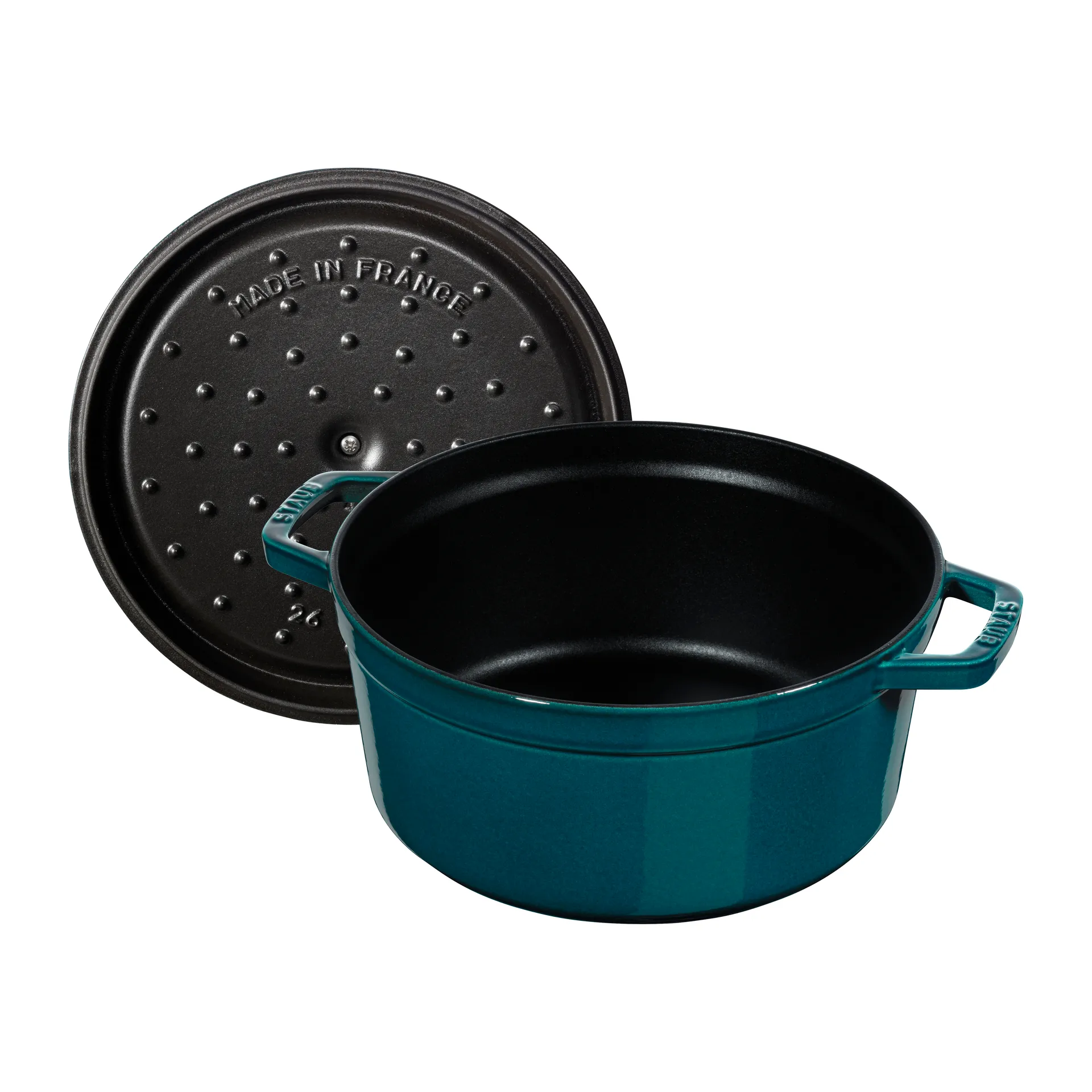 Faitout rond La Mer, trois couches d'émail, 5,2 l STAUB