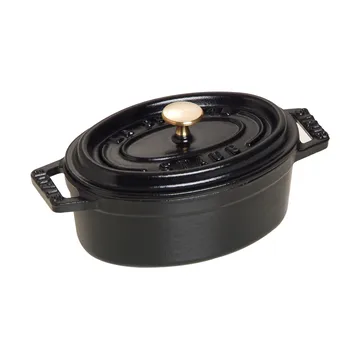 Mini cocotte ovale La Cocotte Staub 0,25 L - Noir - STAUB