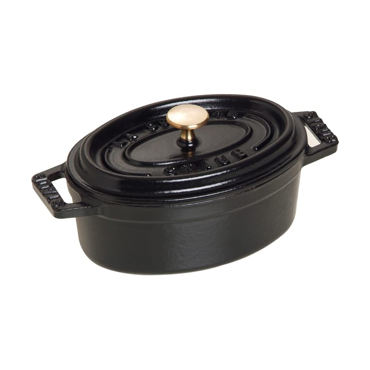 Mini cocotte ovale La Cocotte Staub 0,25 L - Noir - STAUB