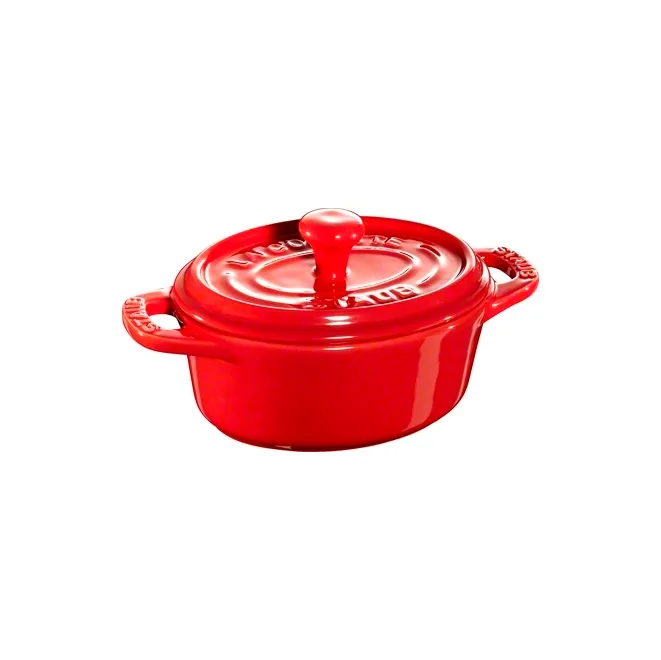 Mini-cocotte ovale Staub 0,2 l, rouge STAUB