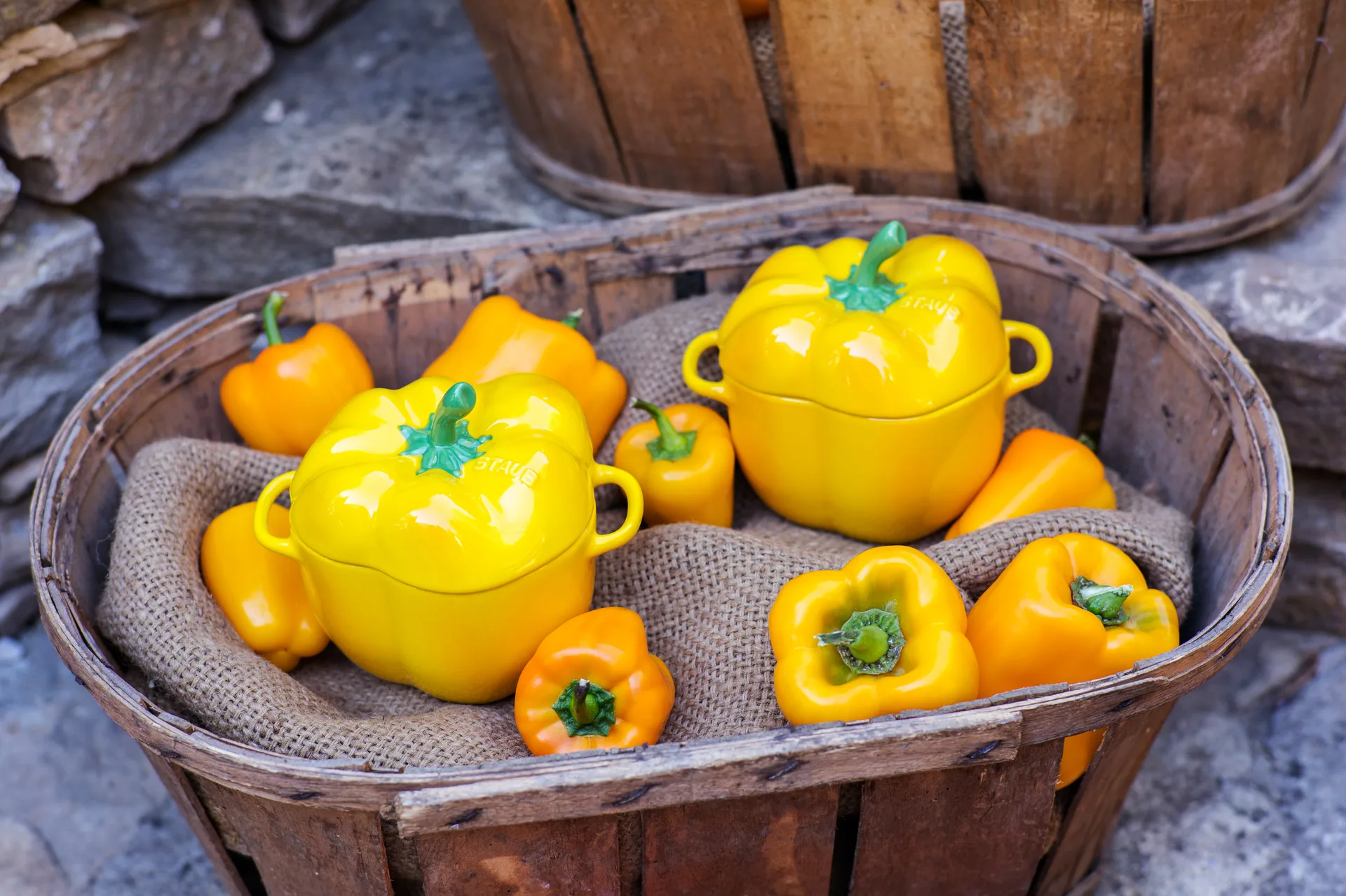 Mini cocotte paprika Staub 0,47 L, Jaune STAUB