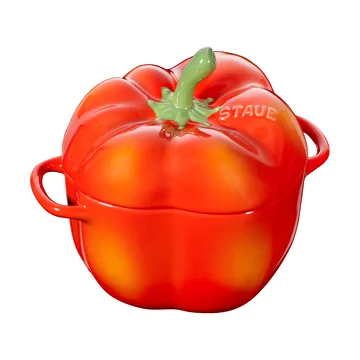 Mini cocotte paprika Staub 0,47 L - Orange-rouge - STAUB