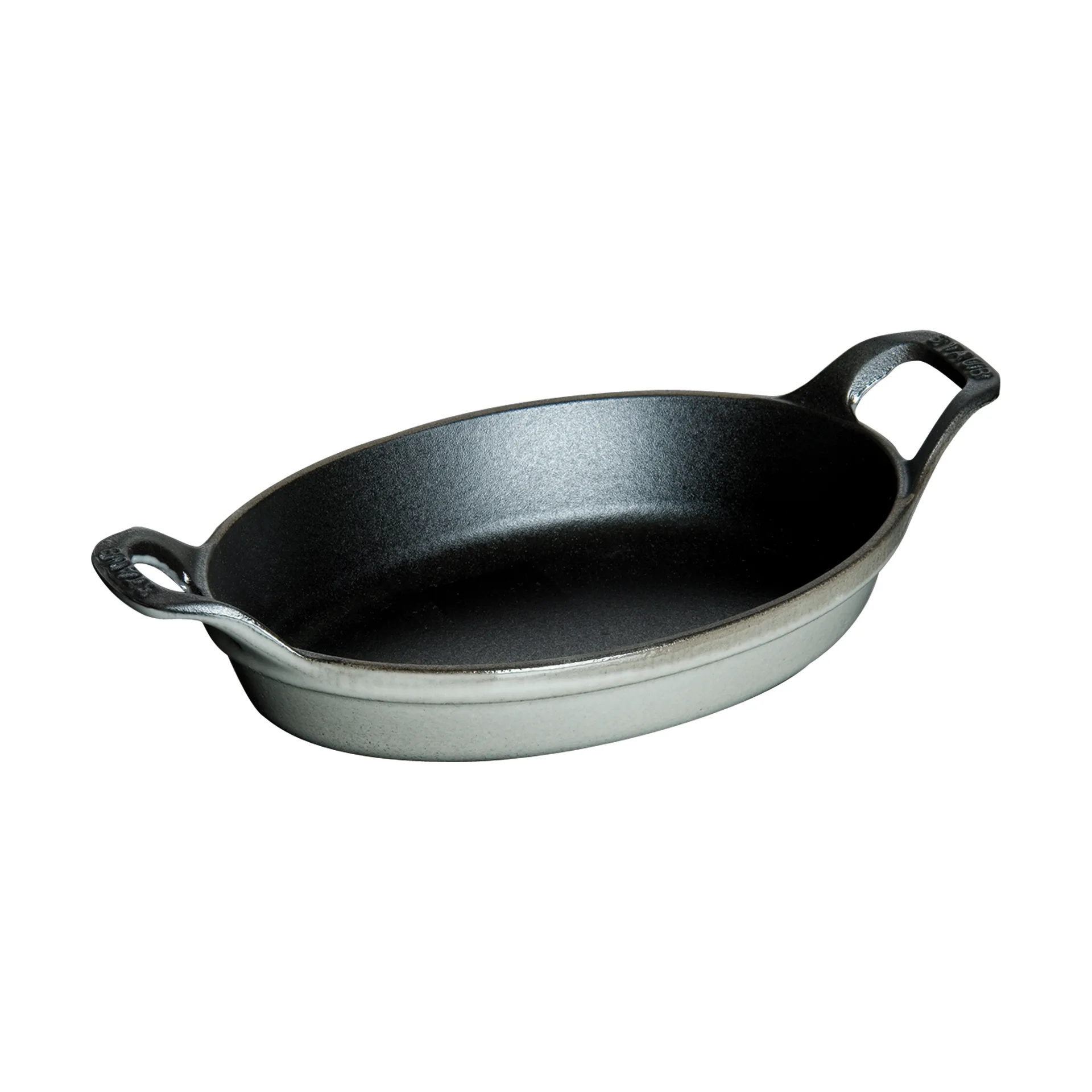 Plat à four ovale en fonte Staub 15 cm, Gris graphite STAUB