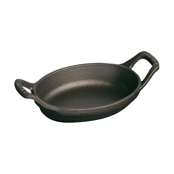 Plat à four ovale en fonte Staub 15 cm - Noir - STAUB