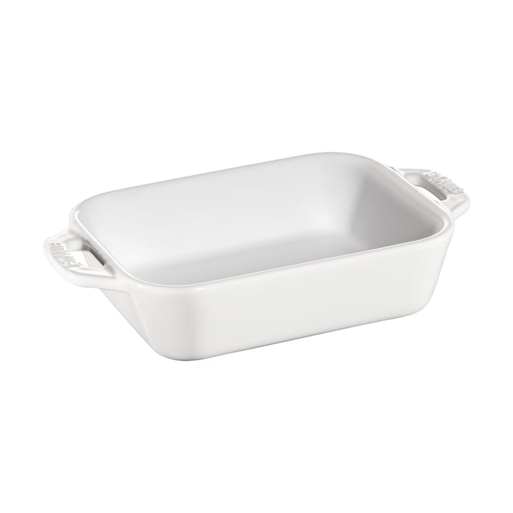 Plat à four rectangulaire Staub 25x40 cm - Blanc - STAUB