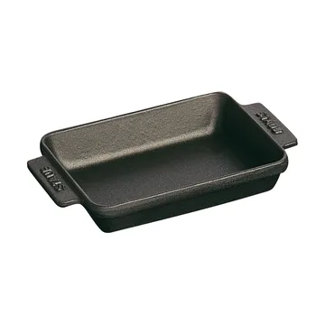 Plat à gratin rectangulaire Staub fonte 15x11 cm - Noir - STAUB