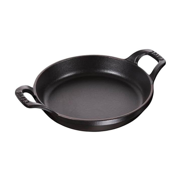 Plat à gratin rond Staub fonte Ø12 cm - Noir - STAUB