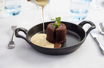 Plat à gratin rond Staub fonte Ø16 cm - Noir - STAUB