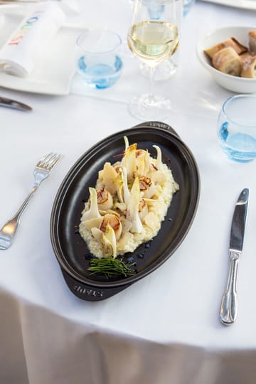 Plat à poisson ovale Staub en fonte - noir - STAUB