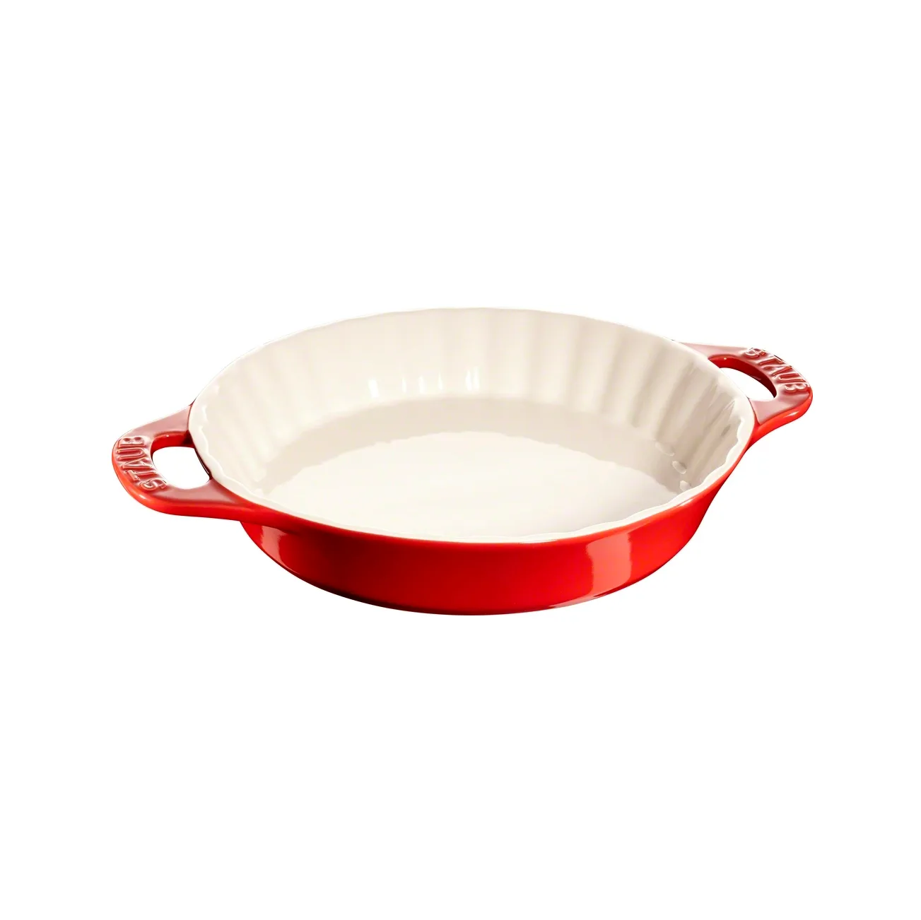 Plat à tarte Staub 28 cm, rouge STAUB