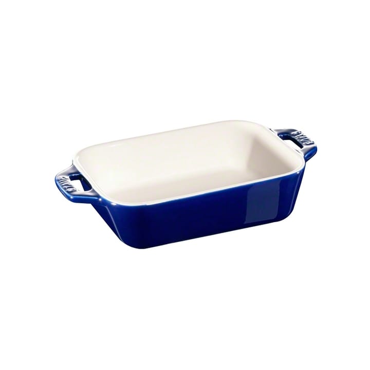Plat de cuisson rectangulaire Staub 14 x 11 cm - bleu - Staub