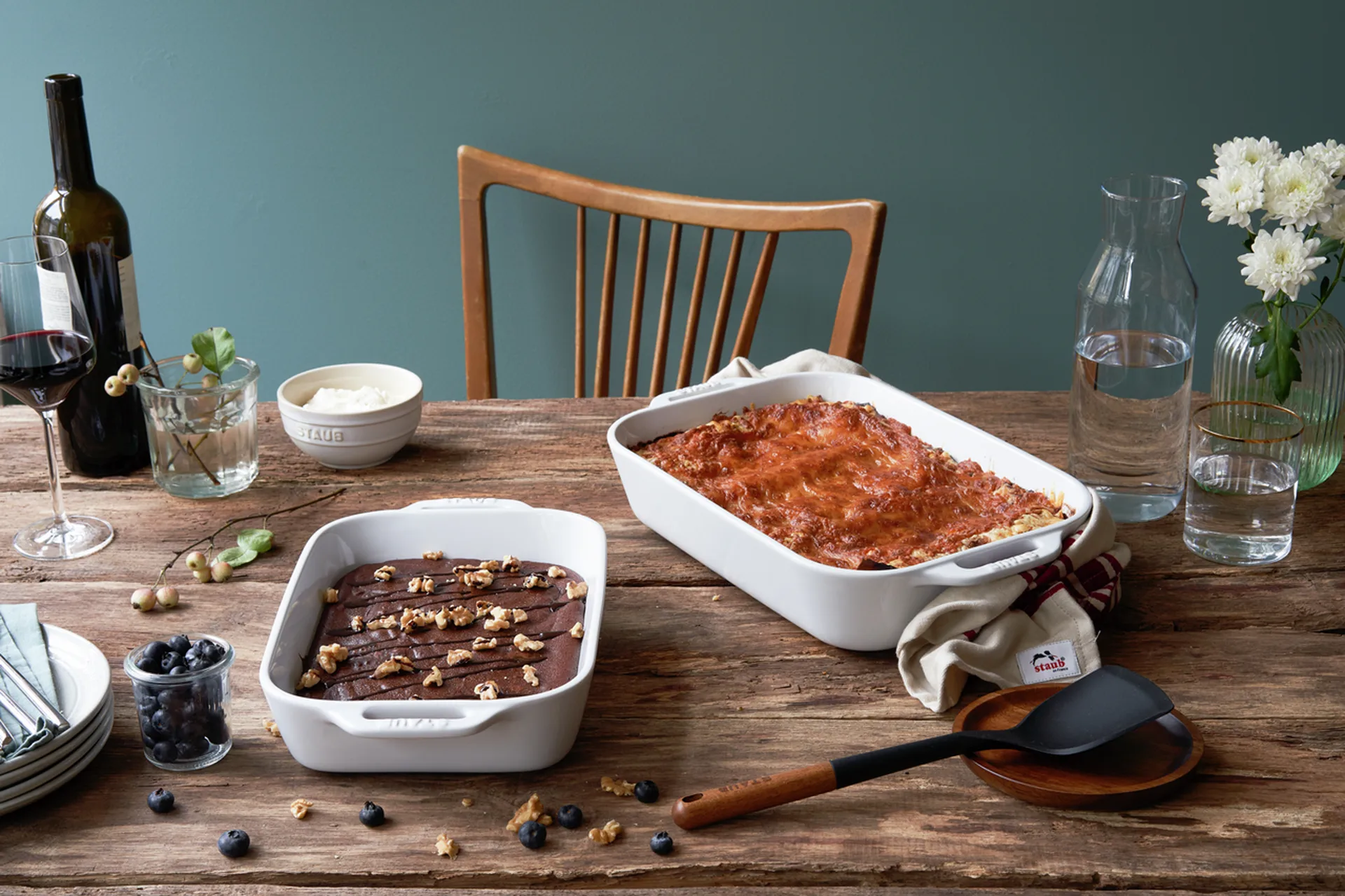 Plats à four Staub 2 Pièces, Blanc STAUB