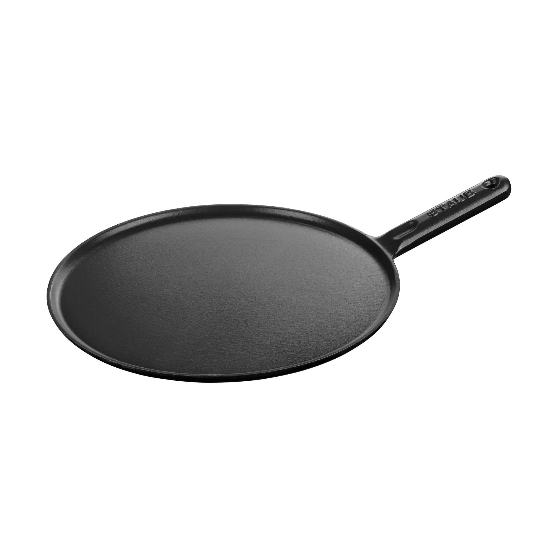 Poêle à crêpes avec poignée en fonte Staub Ø30 cm, Noir STAUB