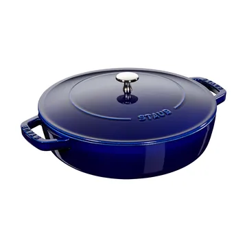 Poêle à frire en fonte Chistera Staub Ø24 cm - Bleu foncé - STAUB