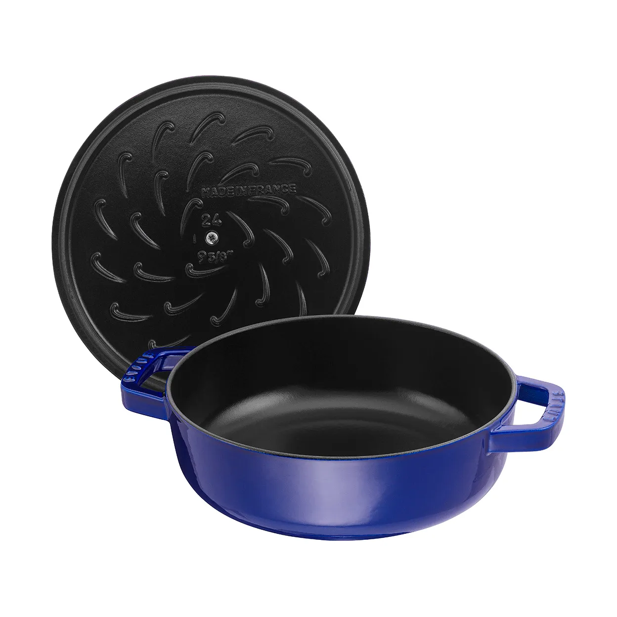 Poêle à frire en fonte Chistera Staub Ø24 cm, Bleu foncé STAUB