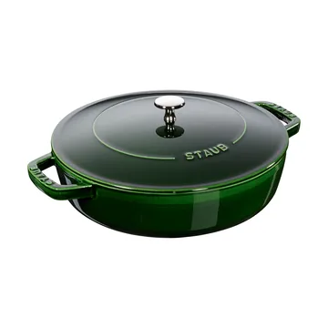 Poêle à frire en fonte Chistera Staub Ø28 cm - Basilic vert - STAUB