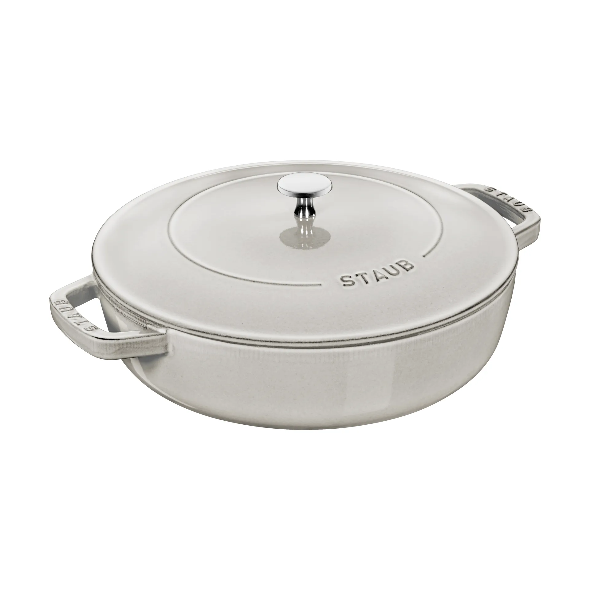 Poêle à frire en fonte Chistera Staub Ø28 cm, White truffle STAUB