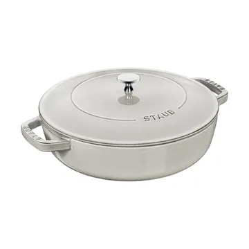 Poêle à frire en fonte Chistera Staub Ø28 cm - White truffle - STAUB