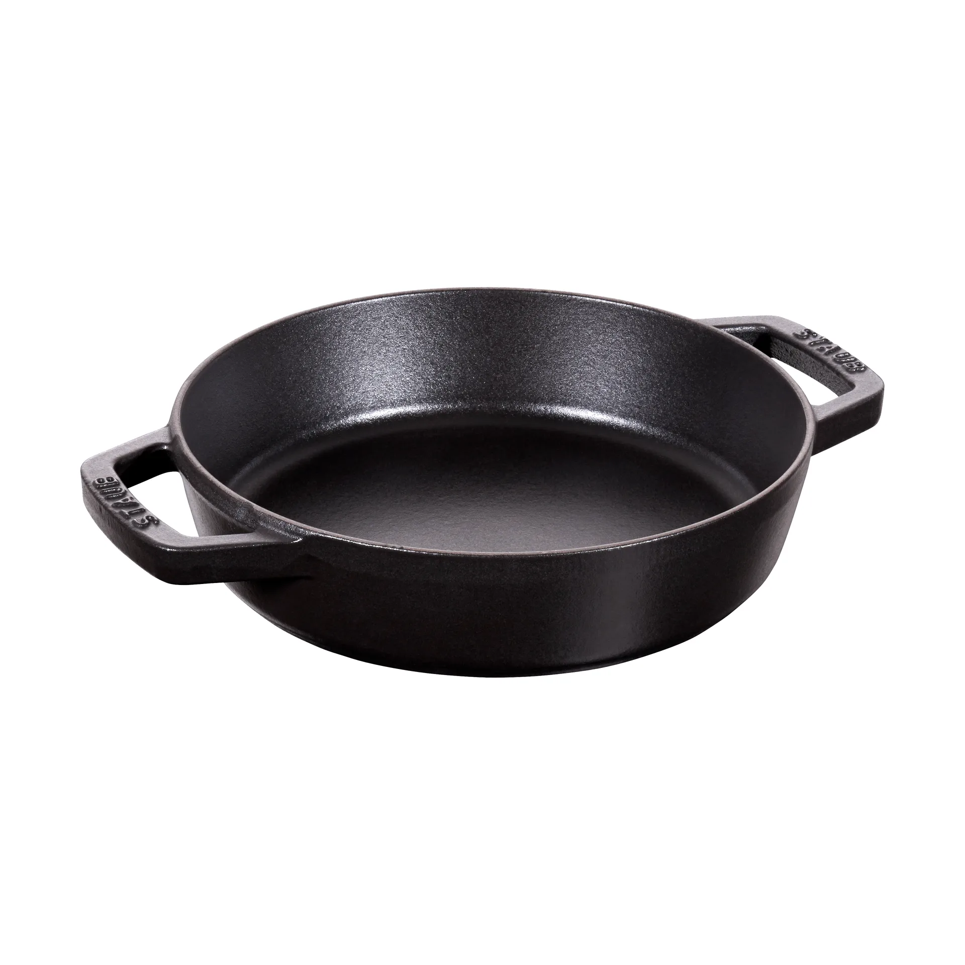 Poêle à frire Staub fonte 2 poignées noire, Ø20 cm STAUB