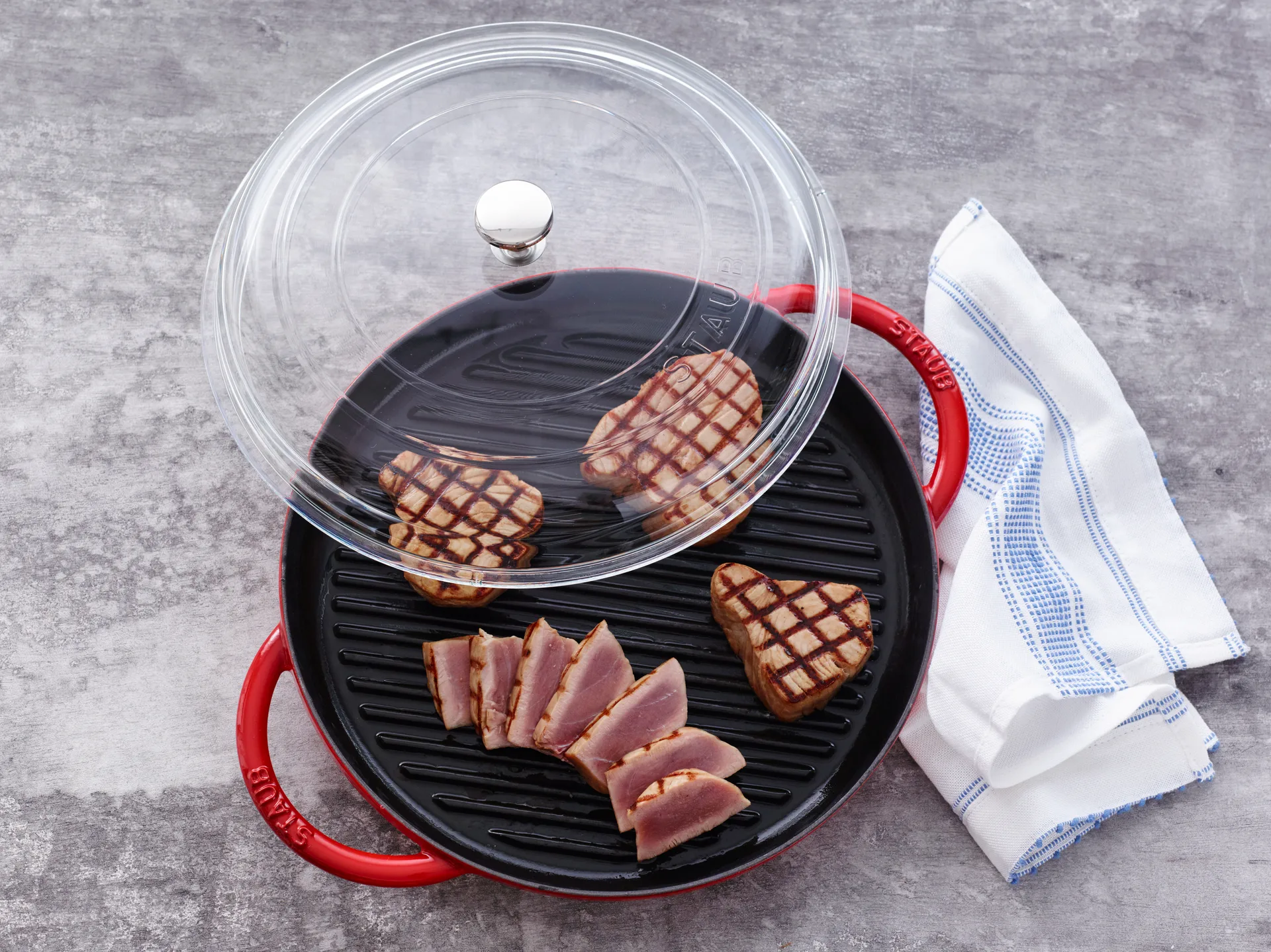 Poêle à frire Staub fonte 2 poignées noire, Ø20 cm STAUB