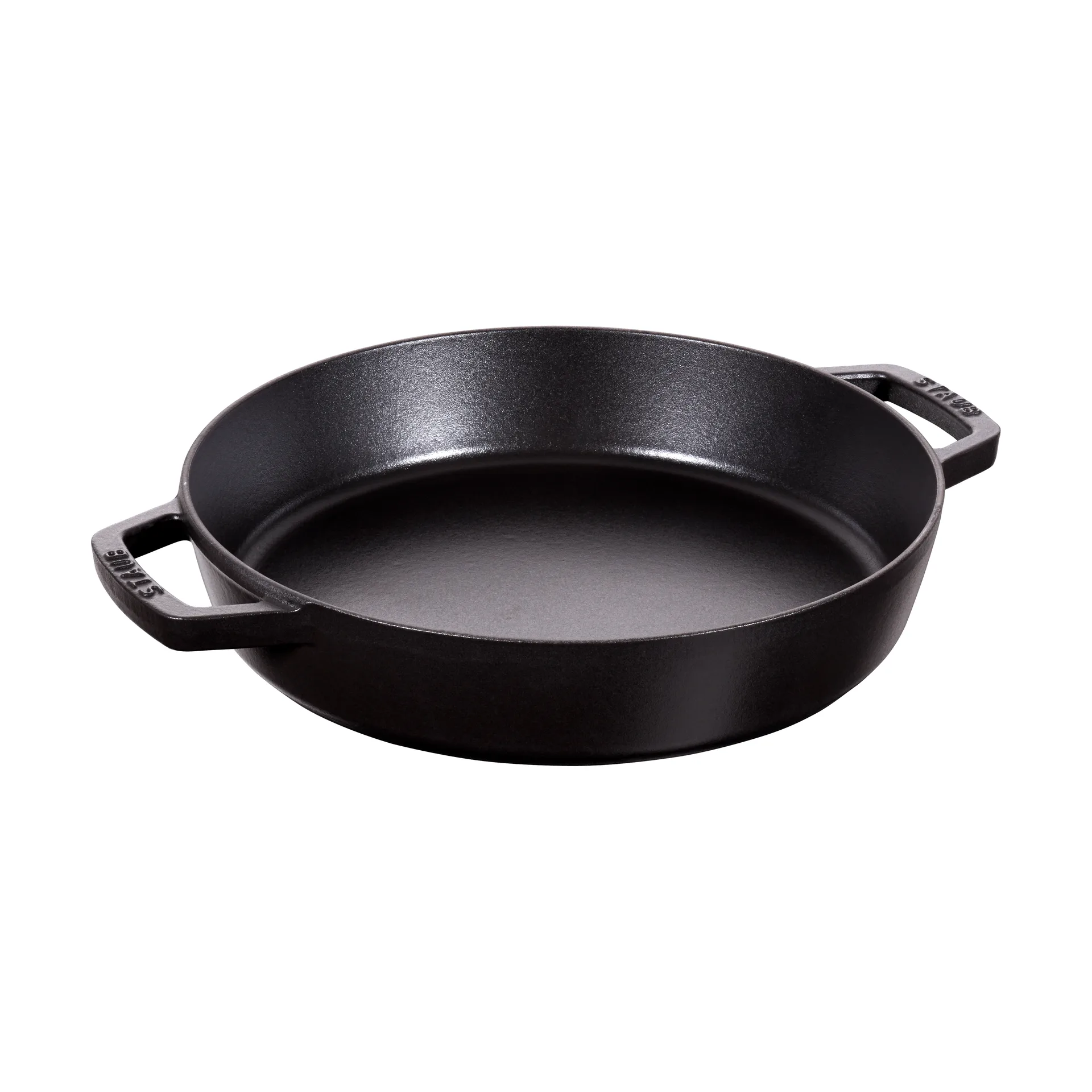 Poêle à frire Staub fonte 2 poignées noire, Ø26 cm STAUB